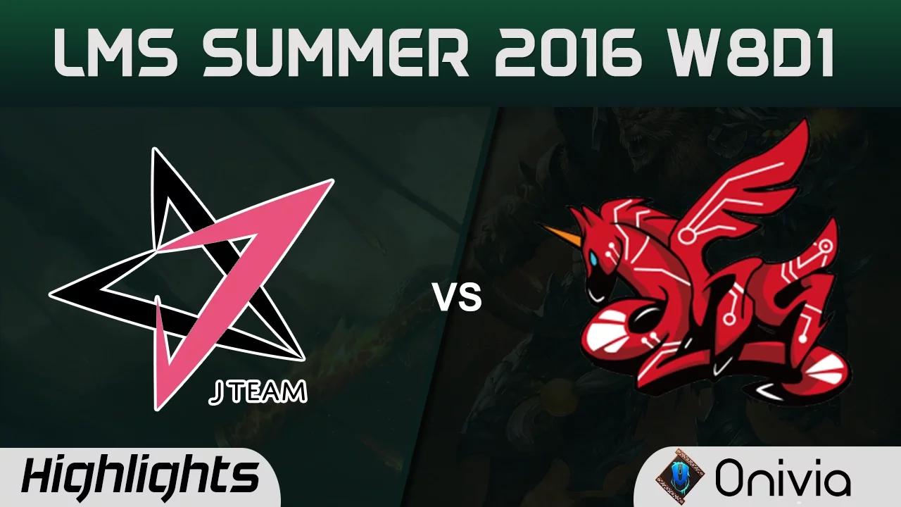 JT vs AHQ Highlights Game 2 LMS Summer 2016 W8D1 J Team vs AHQ thumbnail