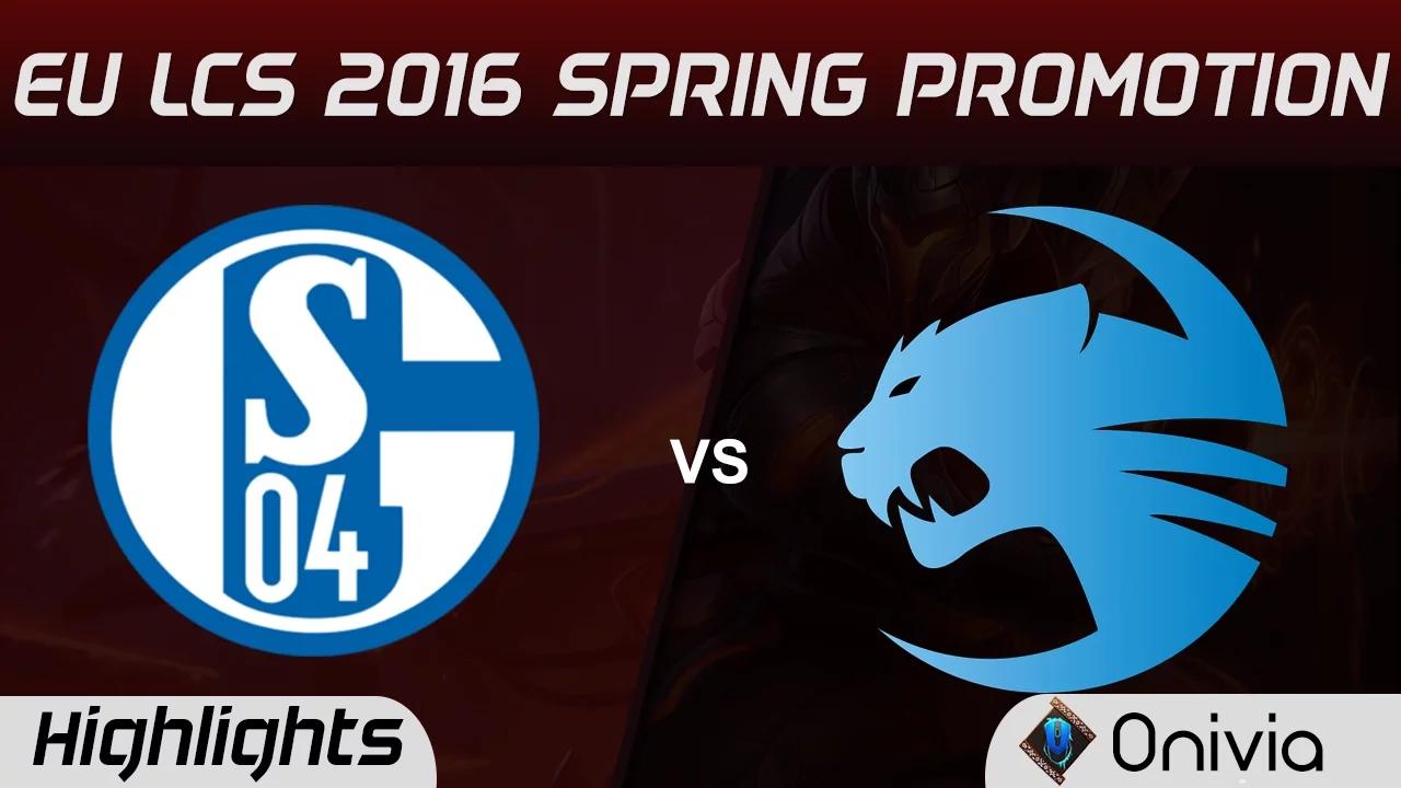 S04 vs ROC highlights Game 2 EU LCS 2016 Spring Pormotion Schalke 04 vs Roccat thumbnail