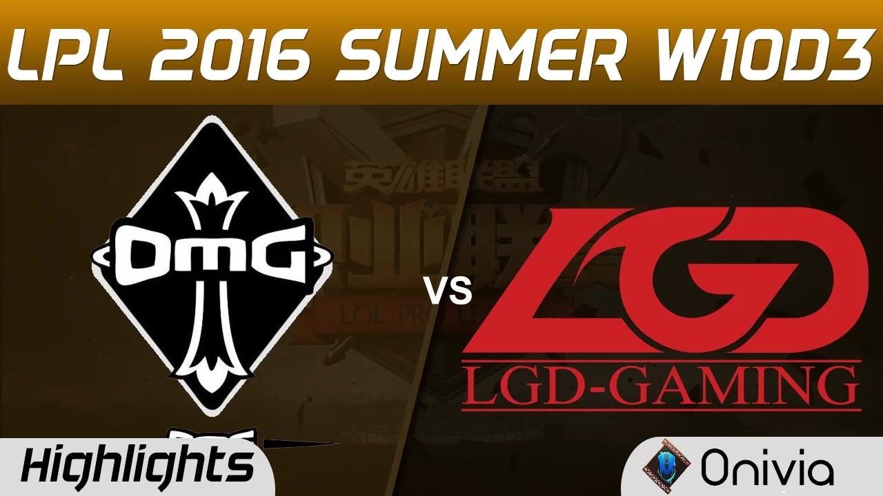 OMG vs LGD Highlights Game 2 Tencent LPL Summer 2016 W10D3 OMG vs LGD Gaming thumbnail