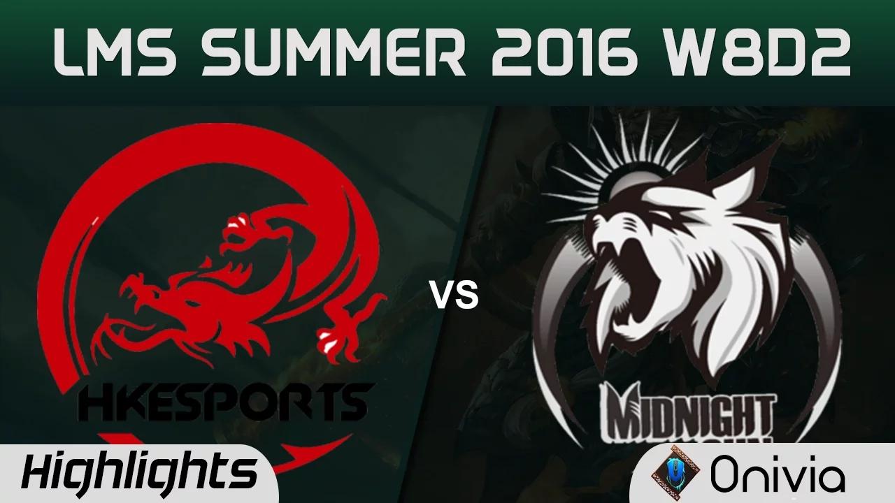 HKE vs MSE Highlights Game 2 LMS Summer 2016 W8D2 HongKong Esports vs Midnight Sun thumbnail