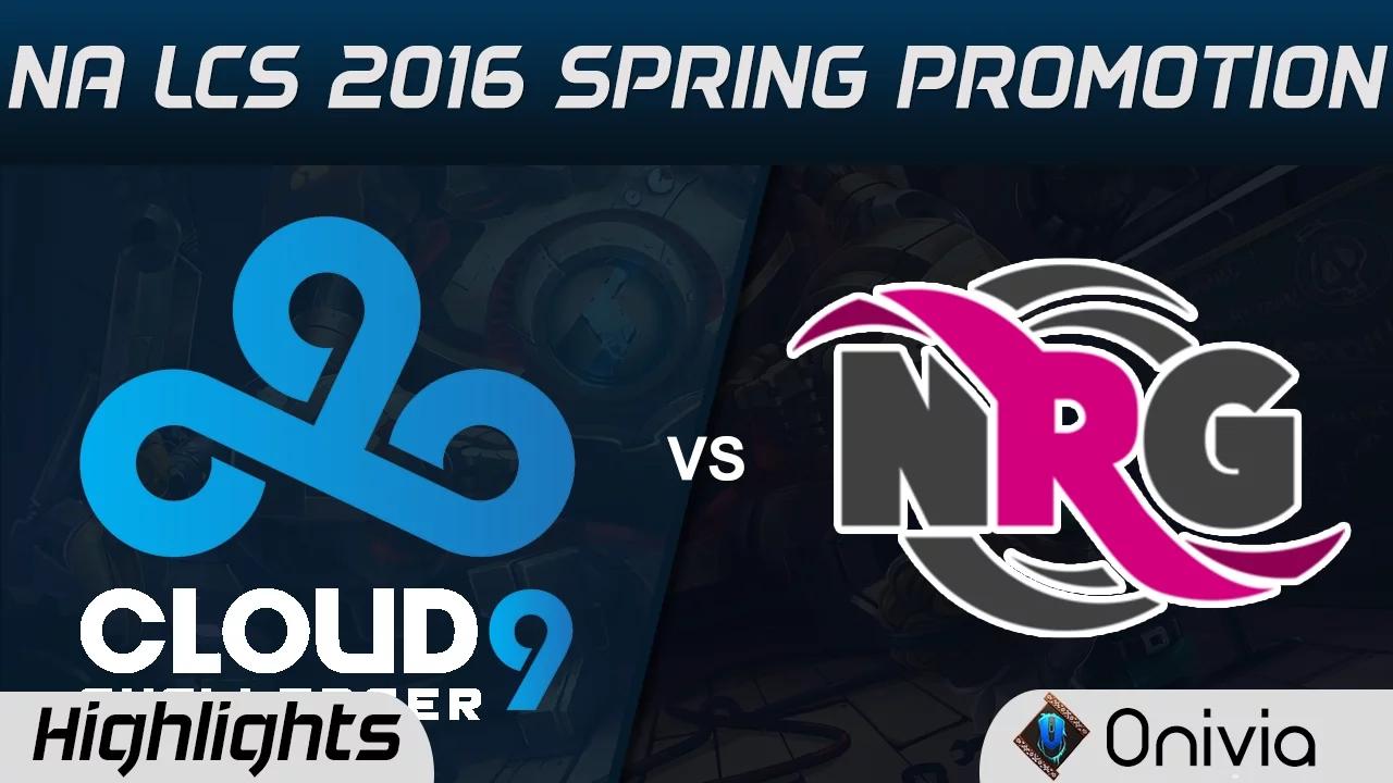 C9C vs NRG highlights Game 1 NA LCS 2016 Spring Promotion Cloud9 Challenger vs NRG Esports thumbnail