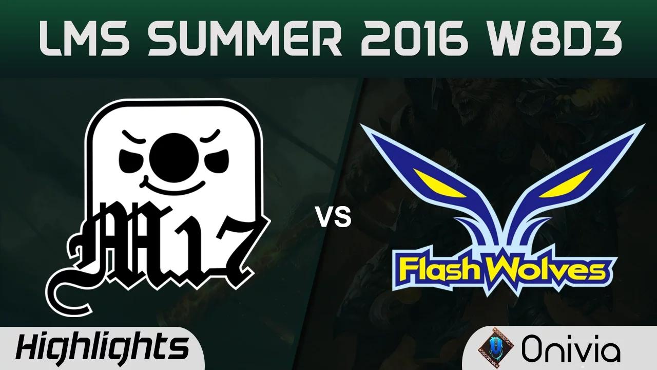 M17 vs FW Highlights Game 1 LMS Summer 2016 W8D3 Machi Esports vs Flash Wolves thumbnail