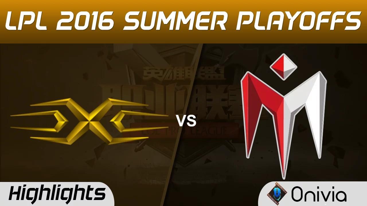 SS vs IM Highlights Game 1 Tencent LPL Summer Playoffs 2016 Snake vs I May thumbnail