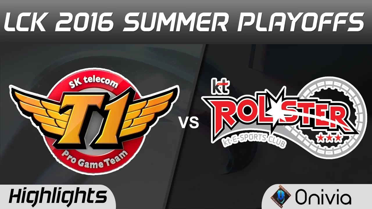 SKT vs KT Highlights Game 1 LCK Champions Summer Playoffs 2016 SK Telecom vs KT Rolster thumbnail