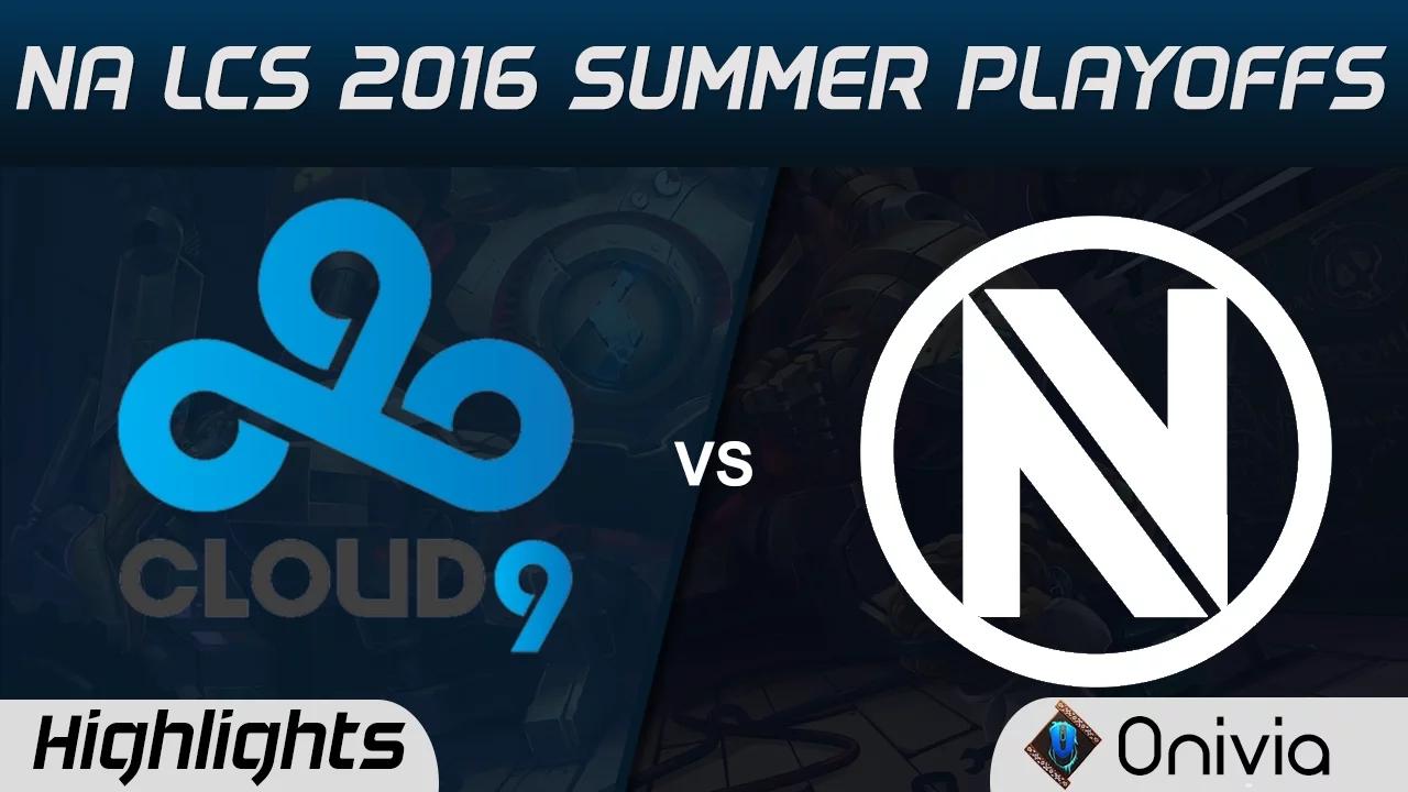 C9 vs NV highlights Game 3 NA LCS 2016 Summer Playoffs Quarterfinals Cloud9 vs EnvyUs thumbnail