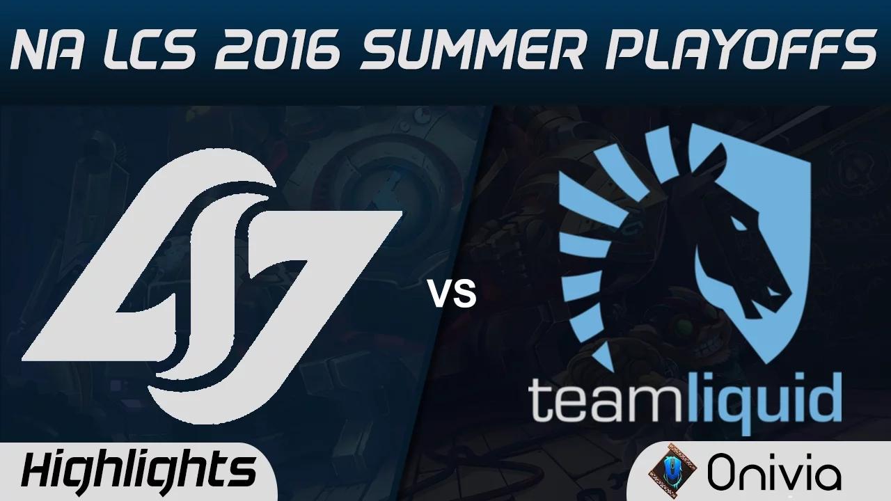 CLG vs TL Highlights Game 3 NA LCS 2016 Summer Playoffs Quarterfinals Counter Logic Gaming vs Team L thumbnail