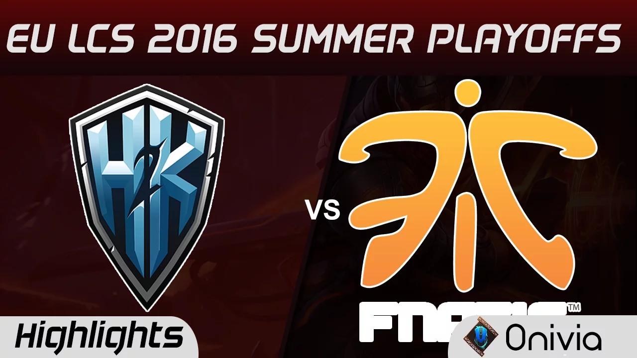 H2K vs FNC Highlights Game 3 EU LCS 2016 Summer Playoffs Quarterfinals H2K vs Fnatic thumbnail