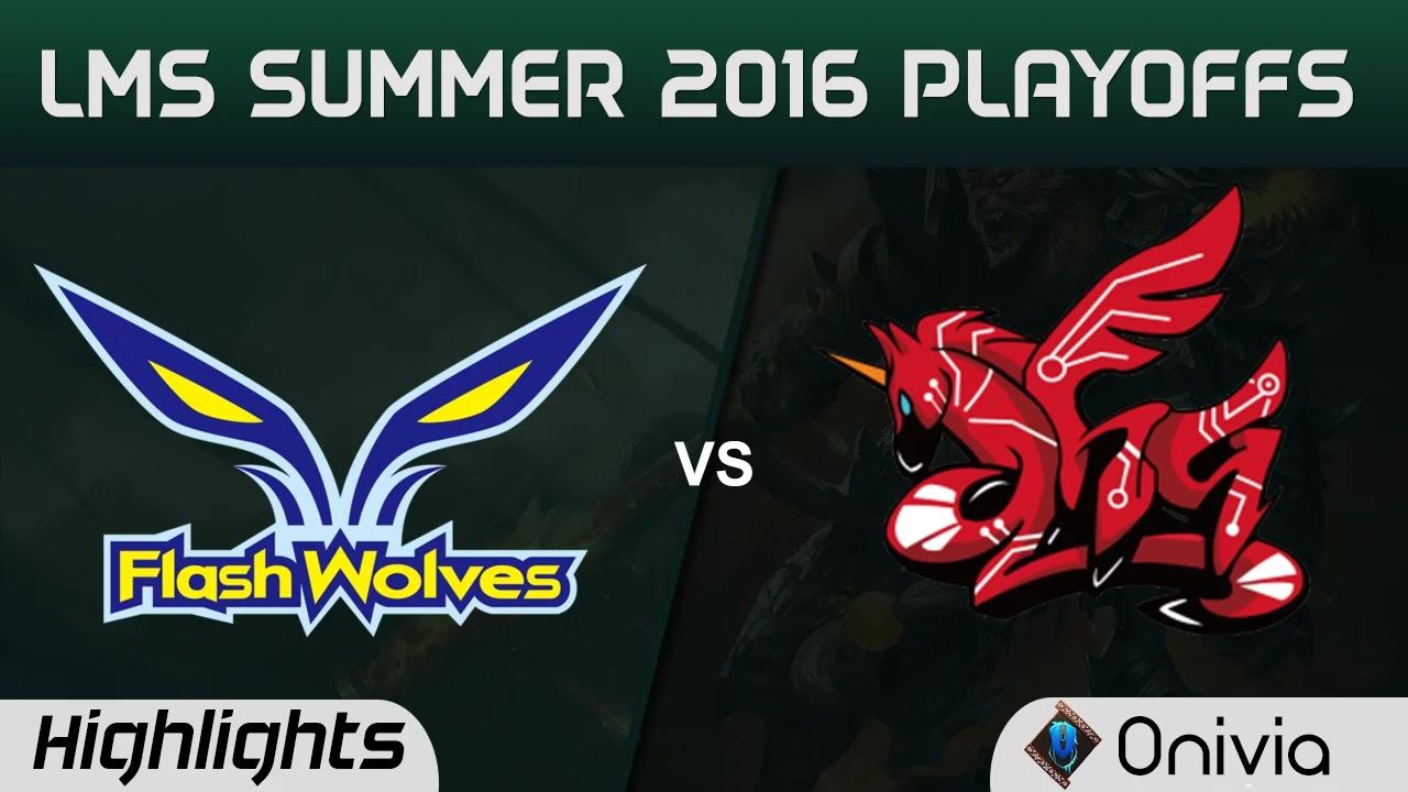 FW vs AHQ Highlights Game 2 LMS Summer 2016 Playoffs Flash Wolves vs AHQ Esports thumbnail