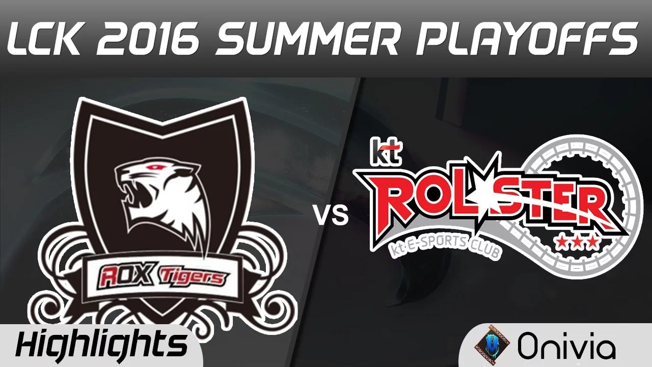 ROX vs KT Highlights Game 1 LCK Champions Summer Playoffs Finals 2016 ROX Tigers vs KT Rolster thumbnail