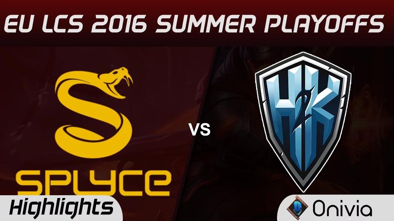 SPY vs H2K Highlights Game 1 EU LCS 2016 Summer Playoffs Semi finals Splyce vs H2K thumbnail