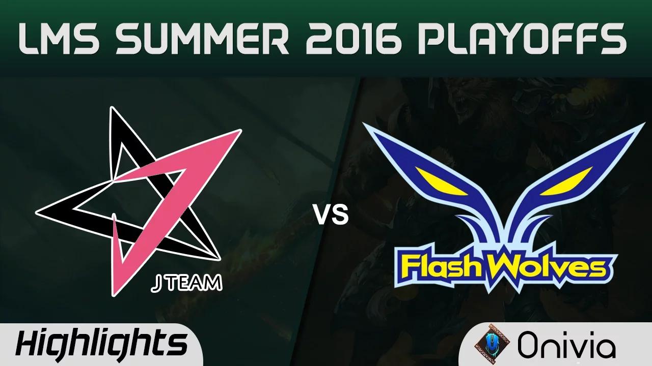 JT vs FW Highlights Game 3 LMS Summer Playoffs Finals 2016 J Team vs Flash Wolves thumbnail