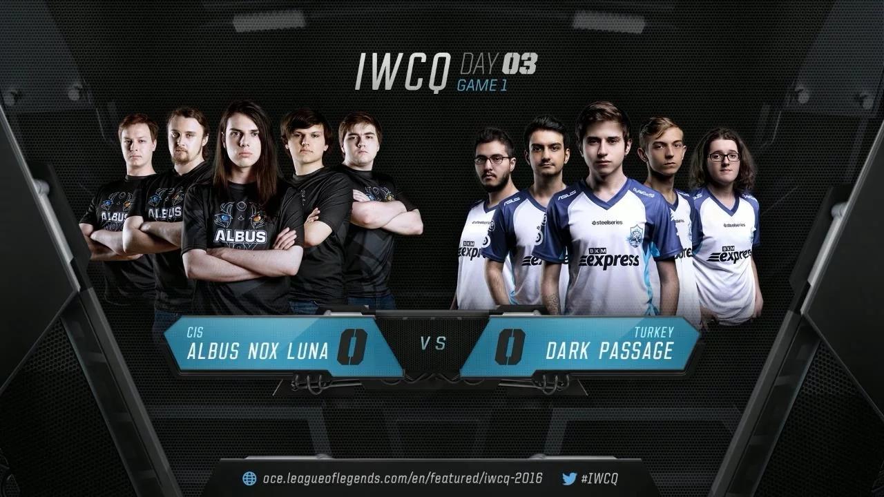 ANX vs DP Highlights IWCQ 2016 Day 3 Albus Nox Luna vs Dark Passage thumbnail