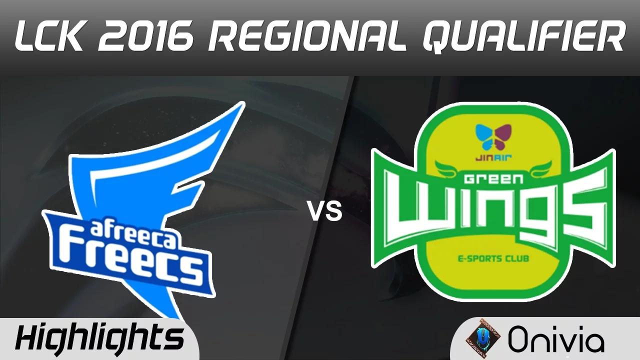 AFS vs JAG Highlights Game 1 LCK Champions Summer Regional Qualifier 2016 Afreeca Freecs vs JinAir thumbnail