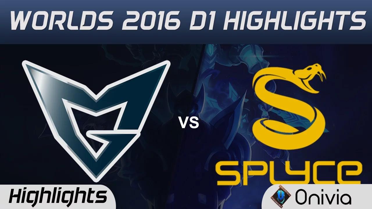 SSG vs SPY Highlights Worlds 2016 D1 Samsung vs Splyce thumbnail