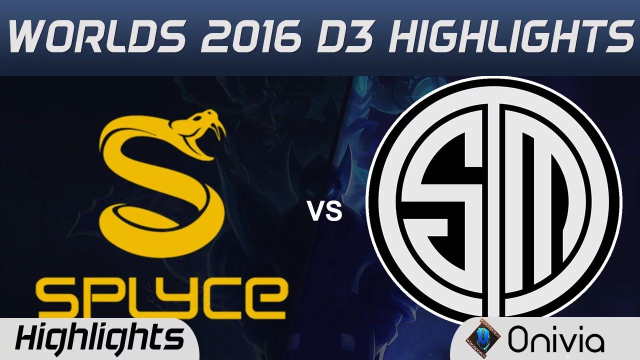 SPY vs TSM Highlights Worlds 2016 D3 Splyce vs Team Solo Mid thumbnail