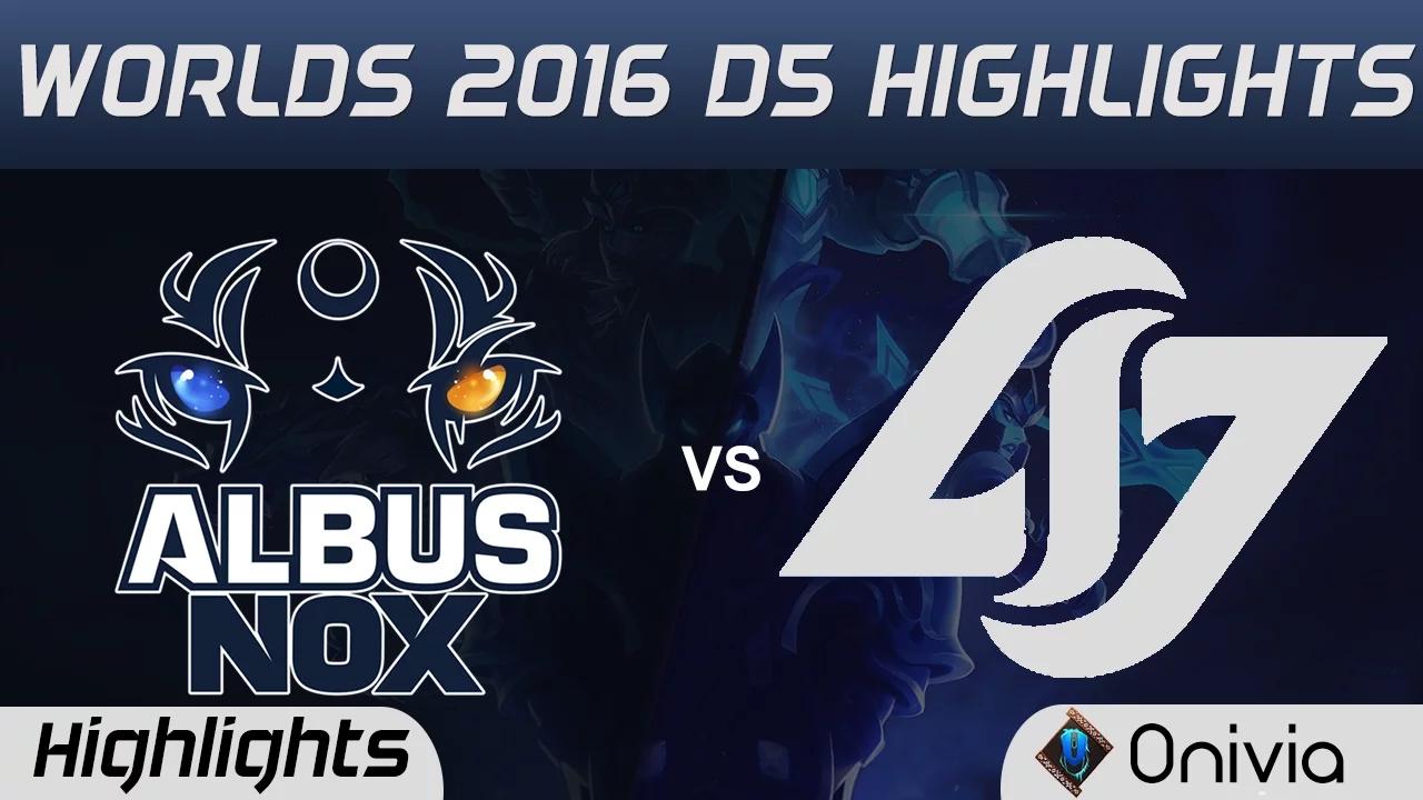 ANX vs CLG Highlights Worlds 2016 D5 Albus Nox Luna vs Counter Logic Gaming thumbnail