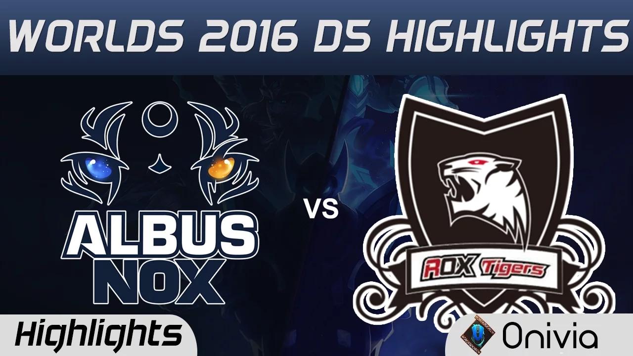 ROX vs ANX Highlights Worlds 2016 D5 ROX Tigers vs Albus Nox Luna Tiebreaker thumbnail