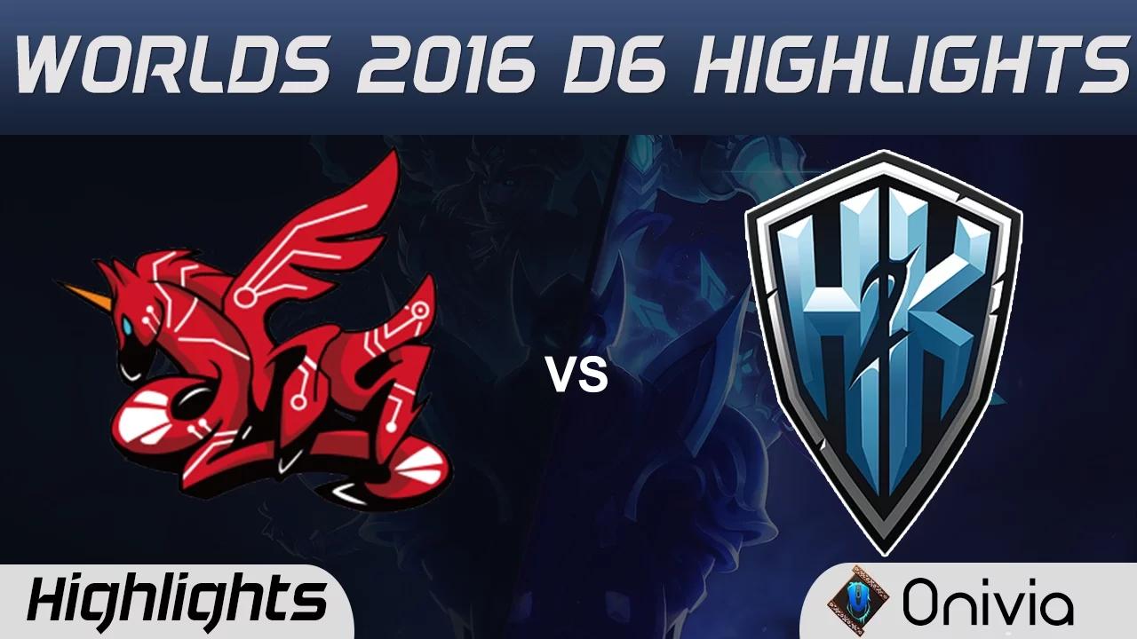 AHQ vs H2K Highlights Worlds 2016 D6 AHQ Esports vs H2K Gaming thumbnail