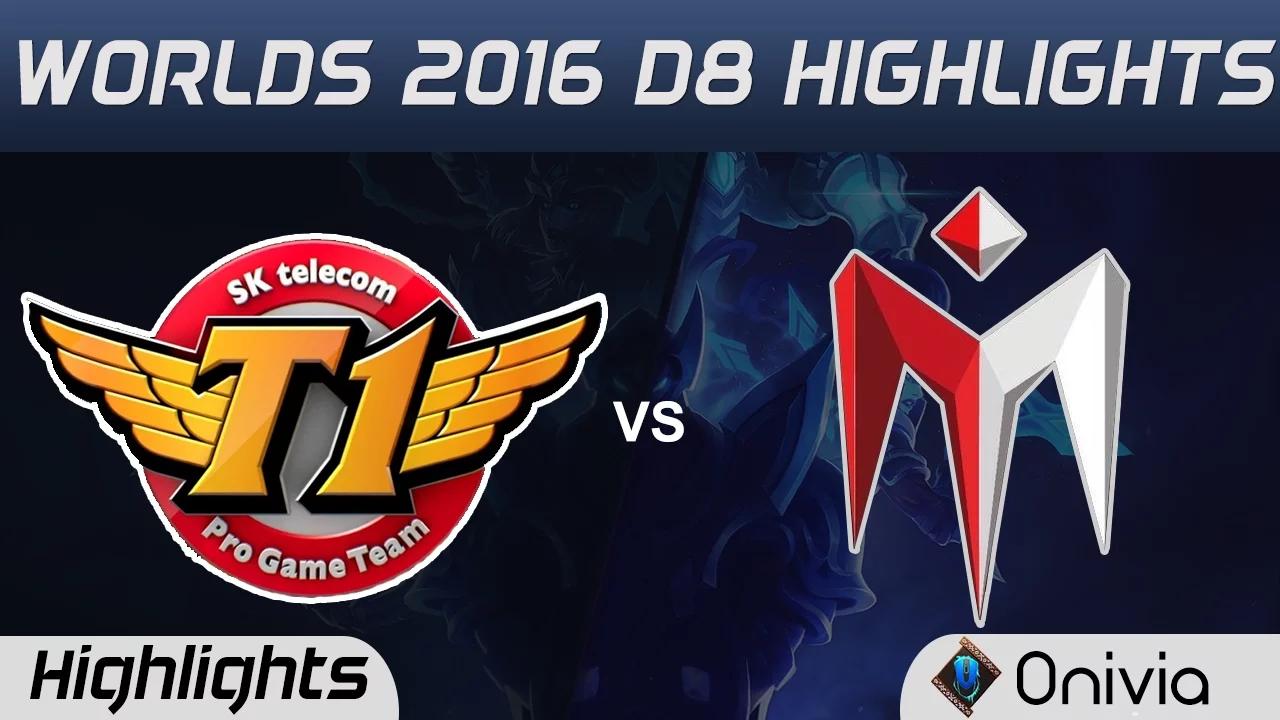 SKT vs IM Highlights Worlds 2016 D8 SK Telecom T1 vs I May thumbnail