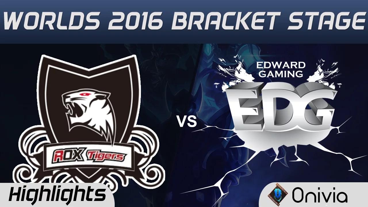 ROX vs EDG Highlights Game 3 Worlds 2016 Bracket Stage ROX Tigers vs Edward Gaming thumbnail