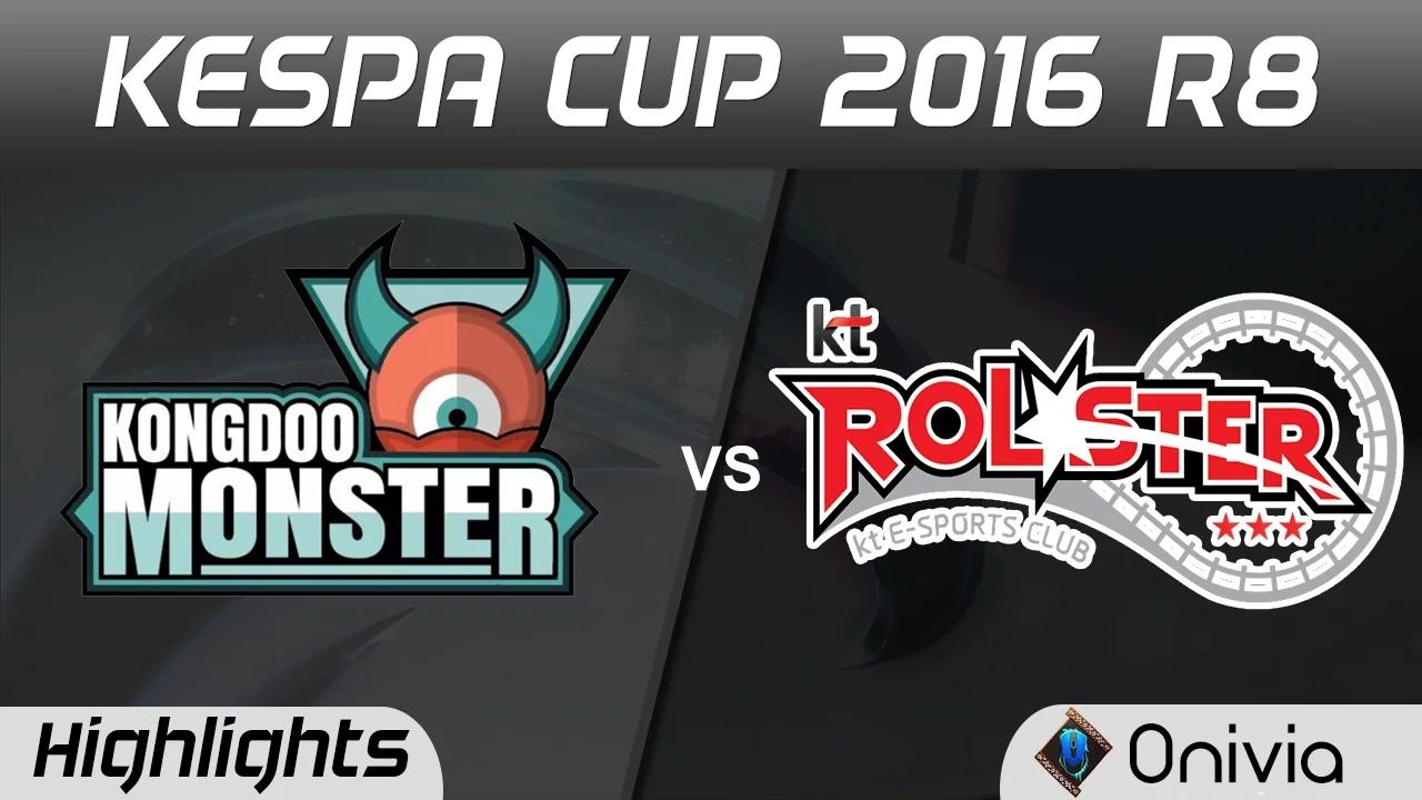 KDM vs KT Highlights Game 3 Kespa Cup 2016 R8 Kongdoo Monster vs KT Rolster thumbnail