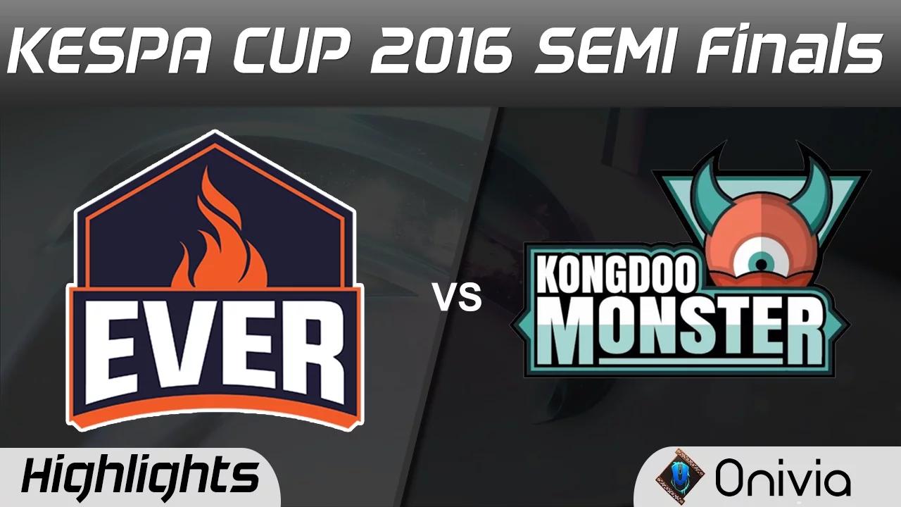 ESC vs KDM Highlights Game 1 Kespa Cup 2016 SEMI Finals ESC Ever vs Kongdoo Monster thumbnail