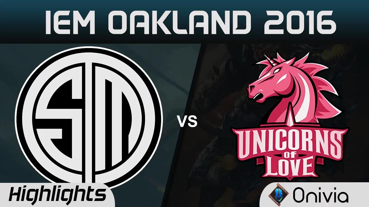 TSM vs UOL Highlights Game 1 IEM Oakland 2016 Team Solo Mid vs Unicorns of Love thumbnail