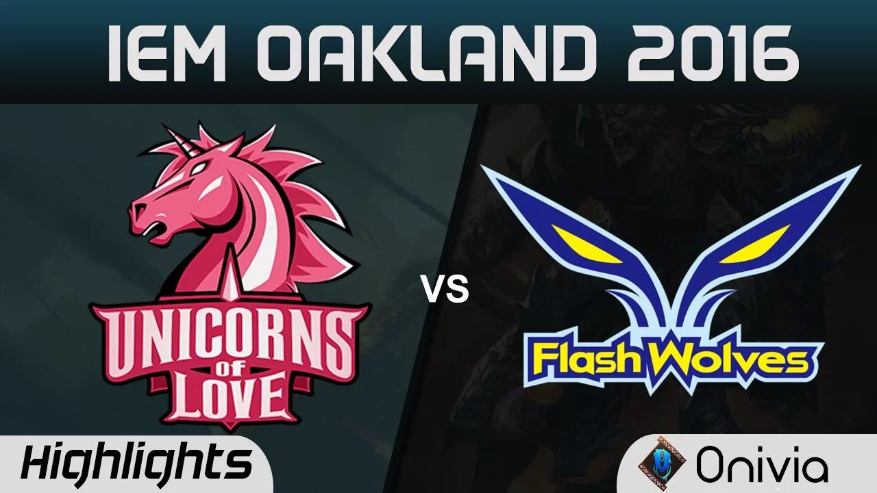 UOL vs FW Highlights Game 1 IEM Oakland 2016 Unicorns of Love vs Flash Wolves thumbnail