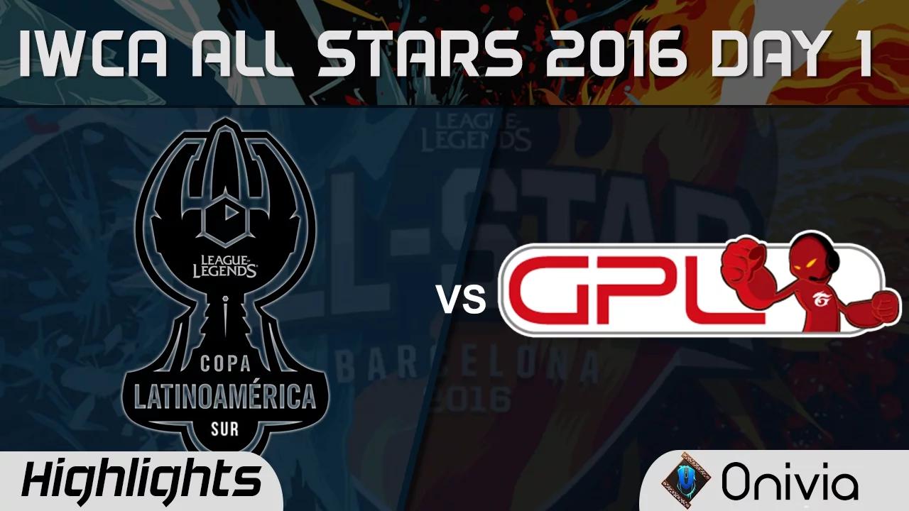 LAS vs GPL Highlights IWCA Barcelona 2016 D1 Latin America South vs Southeast Asia thumbnail