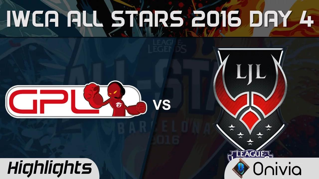 GPL vs LJL Highlights Game 1 IWCA Barcelona 2016 D4 SouthEast Asia vs Japan thumbnail