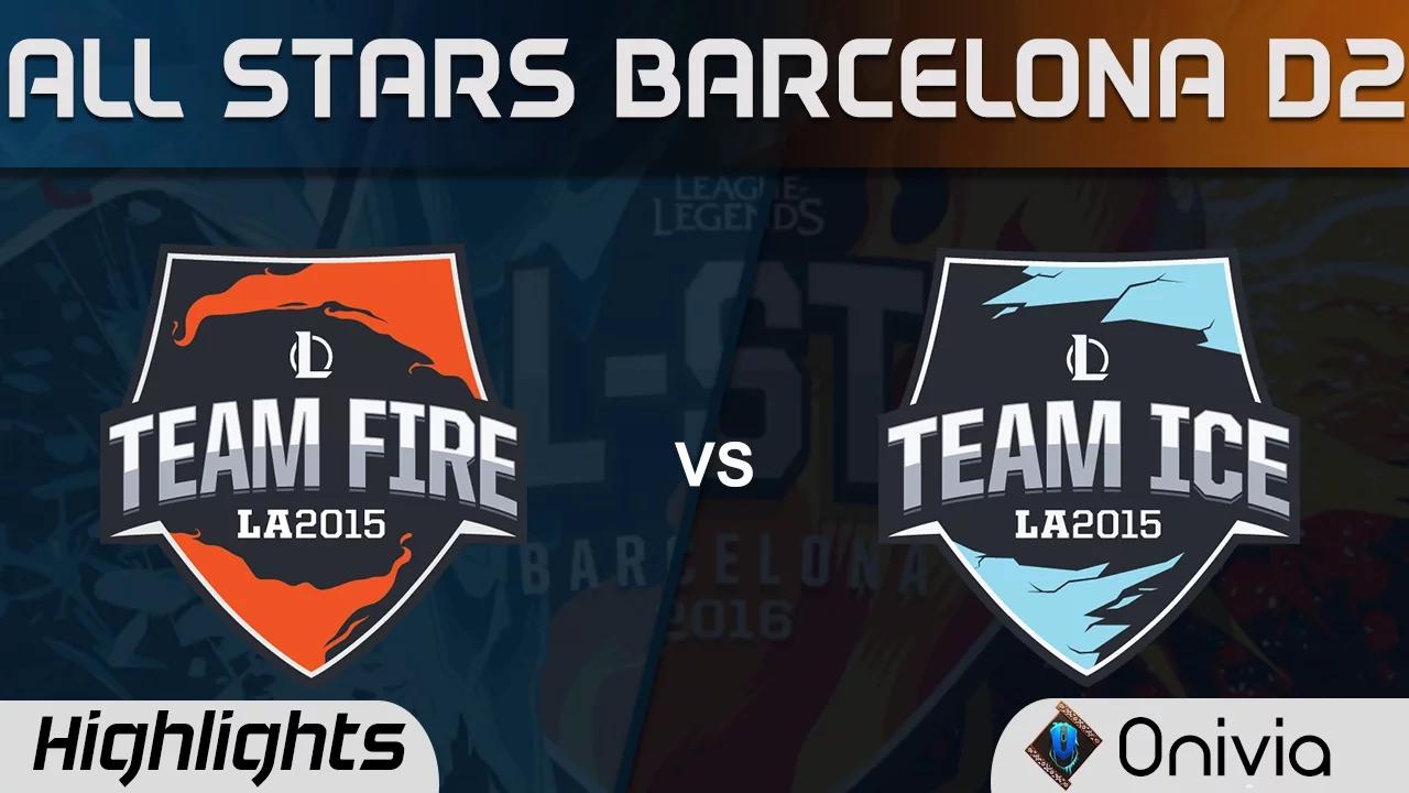 Team ICE vs Team FIRE Poro King Highlights All Stars Barcelona 2016 D2 thumbnail