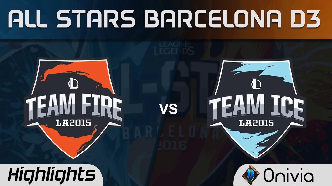 Team Fire vs Team Ice One for All Highlights All Stars Barcelona 2016 D3 thumbnail