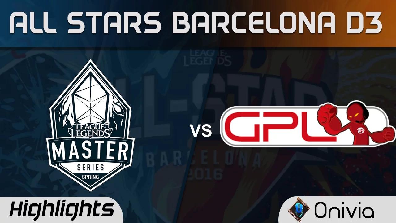 LMS vs GPL Highlights All Stars Barcelona 2016 D3 LMS vs SouthEast Asia thumbnail