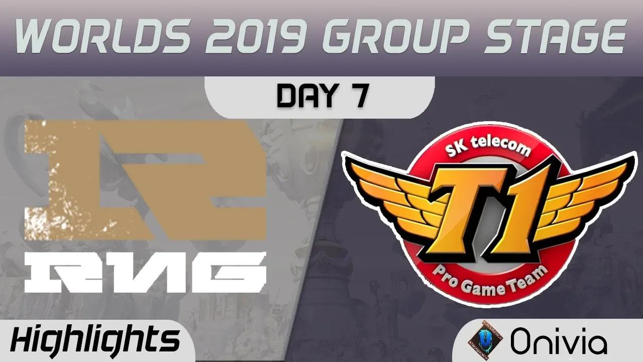 RNG vs SKT Highlights Worlds 2019 Main Event Group Stage Royal Never Give Up vs SK Telecom T1 by Oni thumbnail