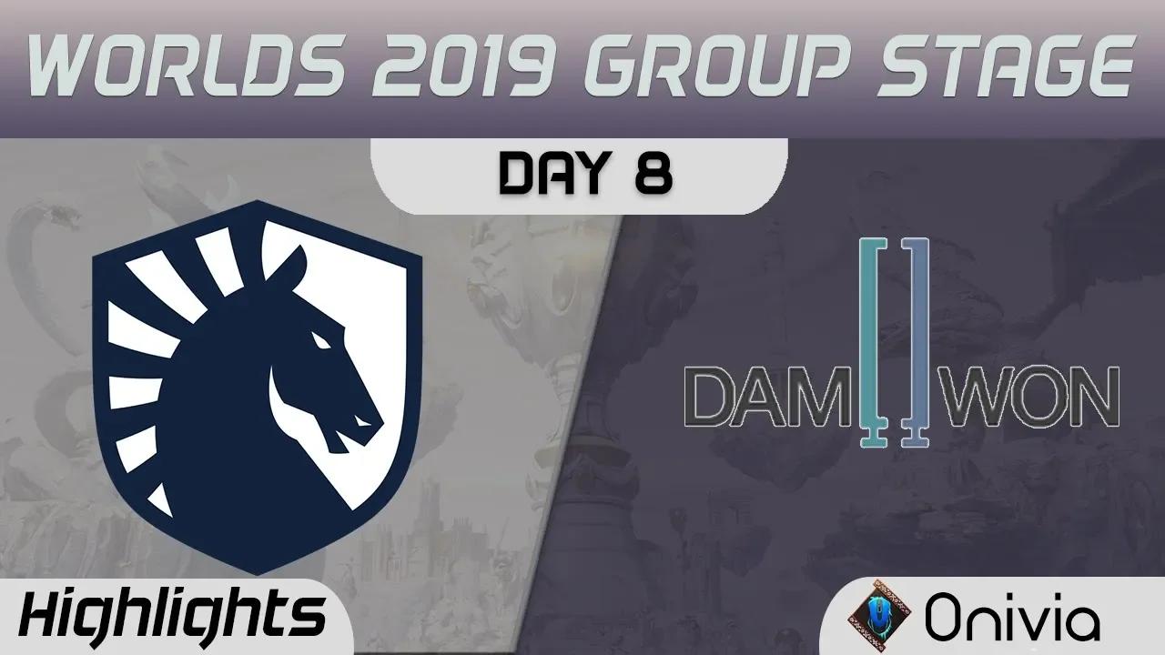 TL vs DWG Highlights Worlds 2019 Main Event Group Stage Team Liquid vs Damwon Gaming by Onivia thumbnail