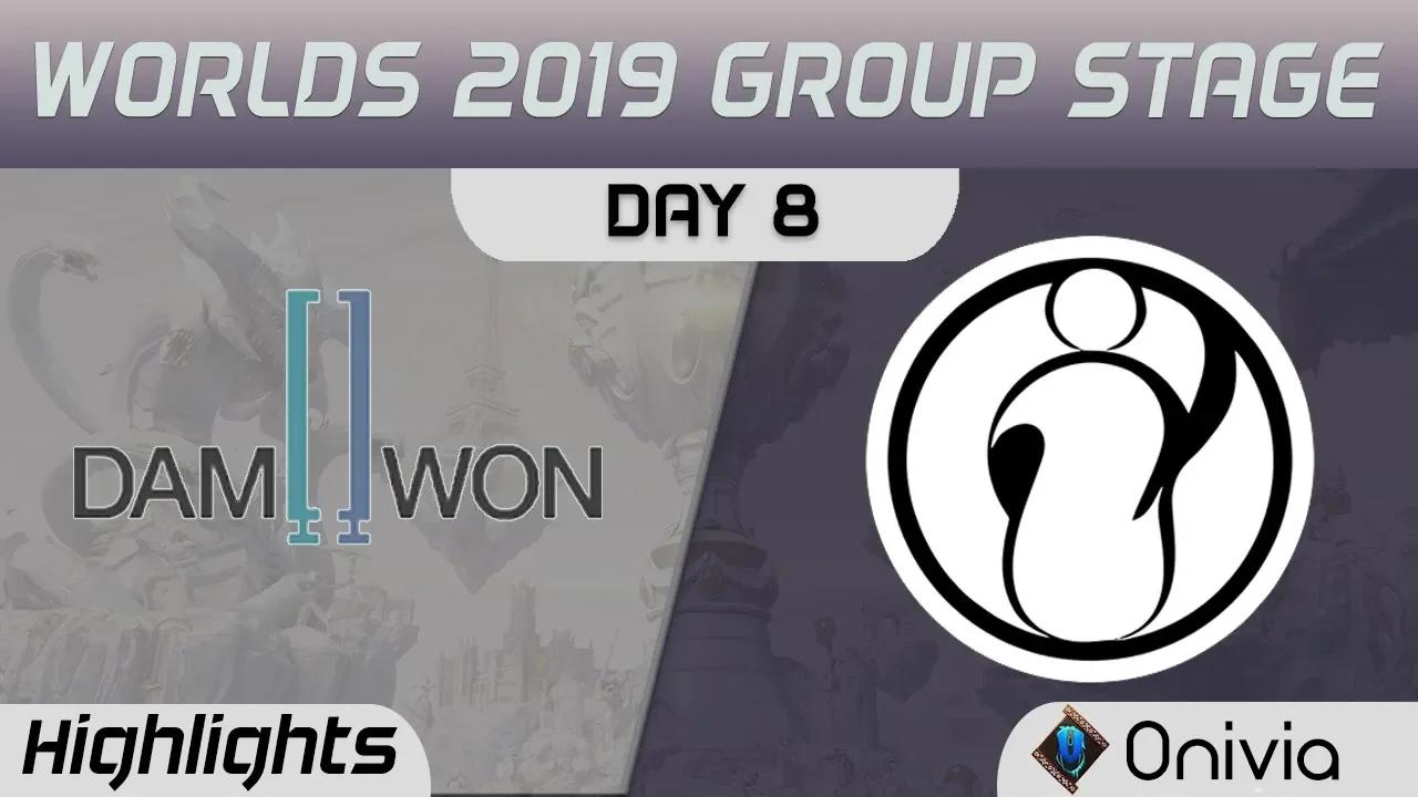 DWG vs IG Highlights Worlds 2019 Main Event Group Stage Damwon Gaming vs Invictus Gaming by Onivia thumbnail