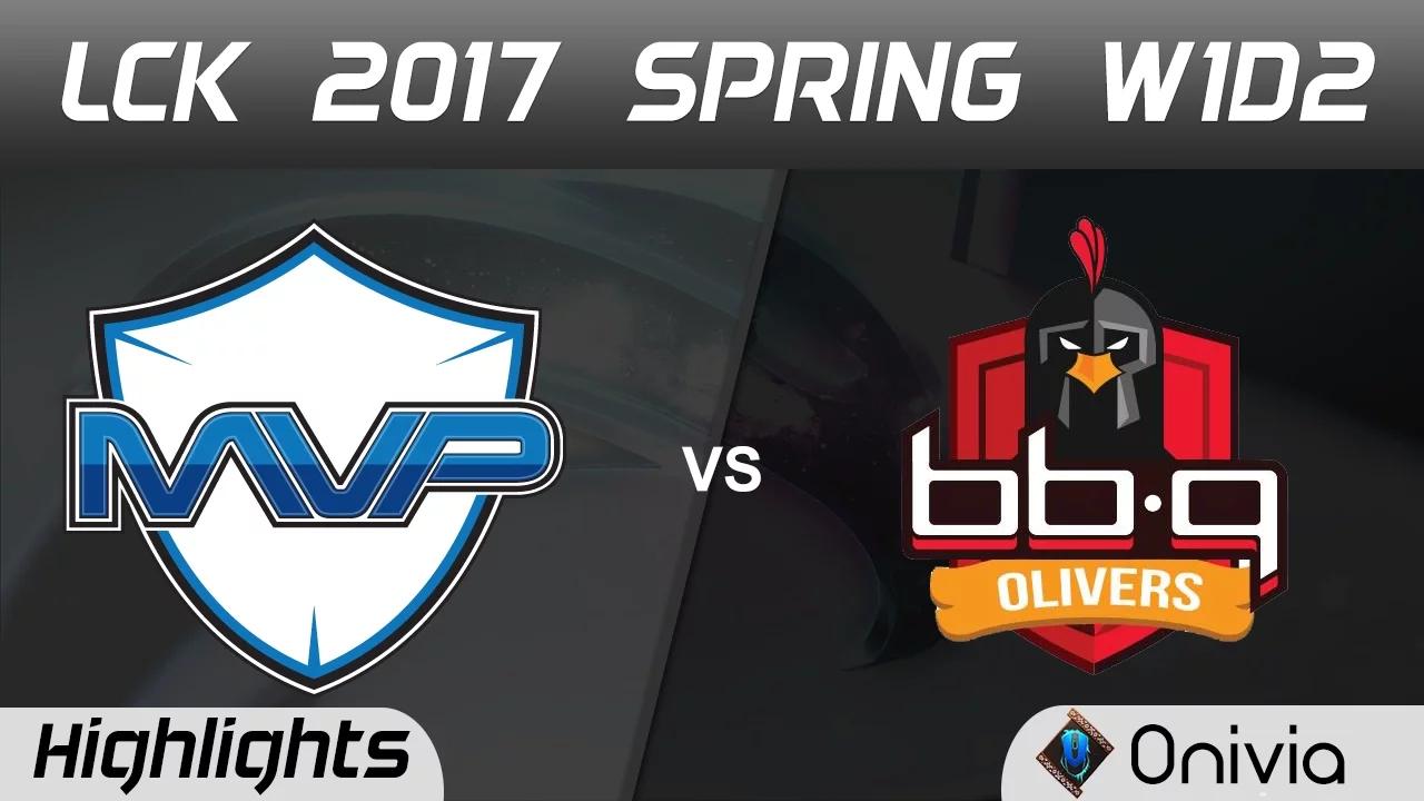 MVP vs BBQ Highlights Game 1 LCK Spring 2017 W1D2 MVP vs BBQ Olivers thumbnail