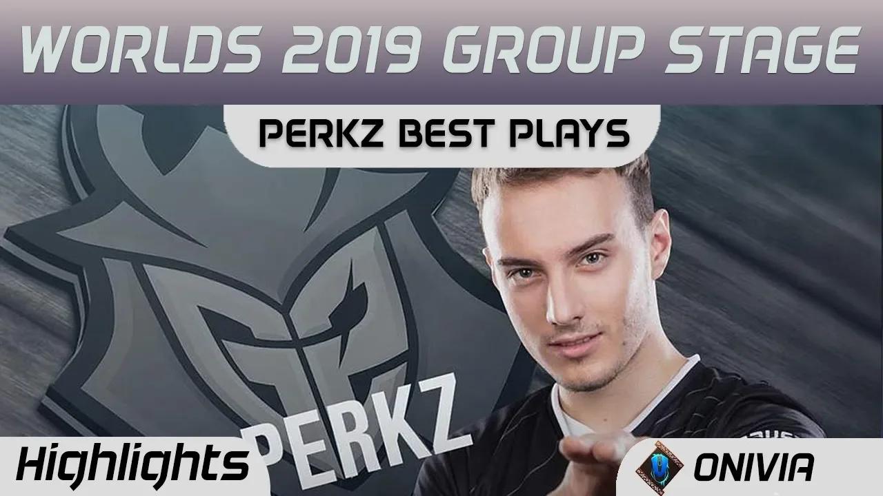 Perkz Best Plays Worlds 2019 Group Stage Perkz highlights 2019 by Onivia thumbnail