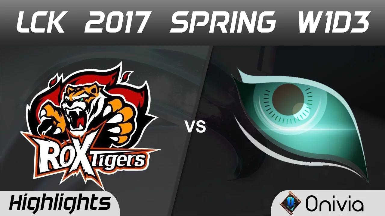 ROX vs KDM Highlights Game 1 LCK Spring 2017 W1D3 ROX Tigers vs Kongdoo Monster thumbnail