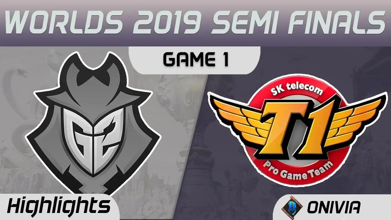 G2 vs SKT Highlights Game 1 Worlds 2019 Semi Finals G2 Esports vs SK Telecom T1 by Onivia thumbnail