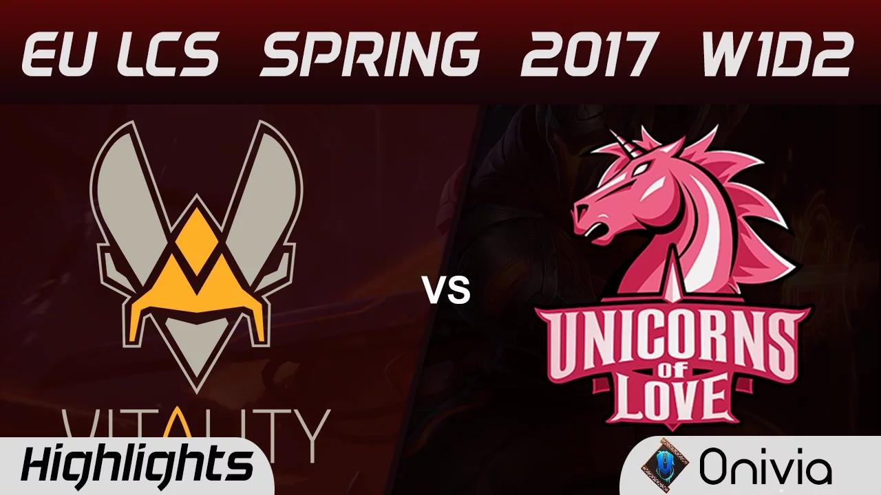 VIT vs UOL Highlights Game 1 EU LCS Spring 2017 W1D2 Team Vitality vs Unicorns of Love thumbnail