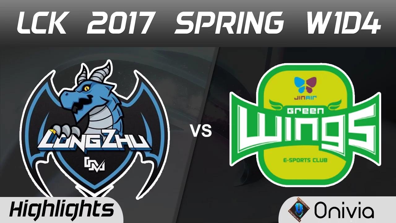 LZ vs JAG Rolster Highlights Game 1 LCK Spring 2017 W1D4 Longzhu vs Jin Air Green Wings thumbnail