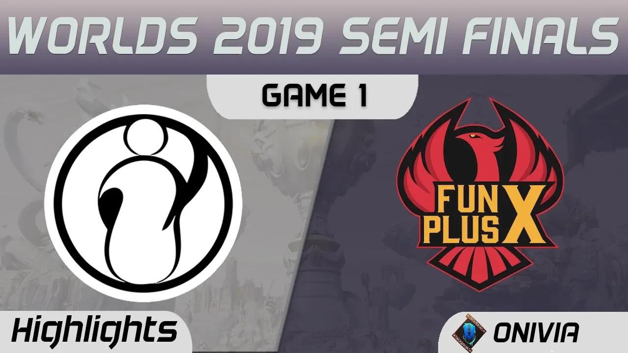 IG vs FPX Highlights Game 1 Worlds 2019 Semi Finals Invictus Gaming vs FunPlus Phoenix by Onivia thumbnail