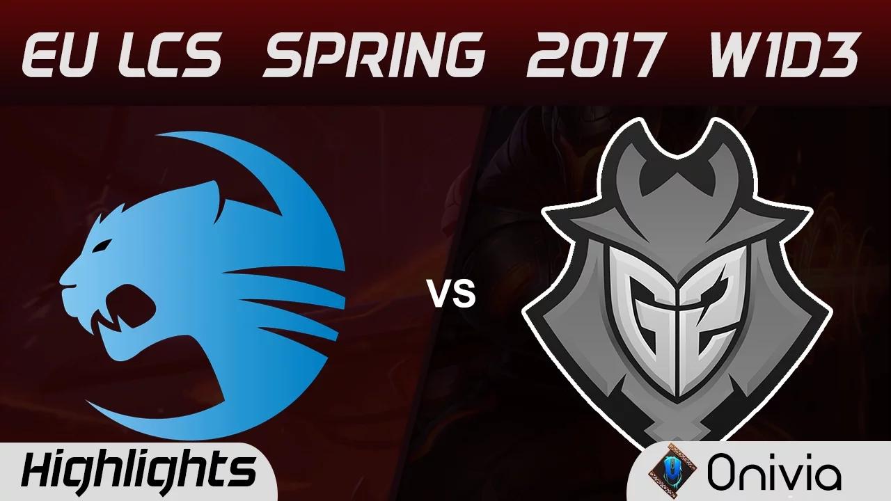 ROC vs G2 Highlights Game 1 EU LCS Spring 2017 W1D3 Roccat vs G2 Esports thumbnail