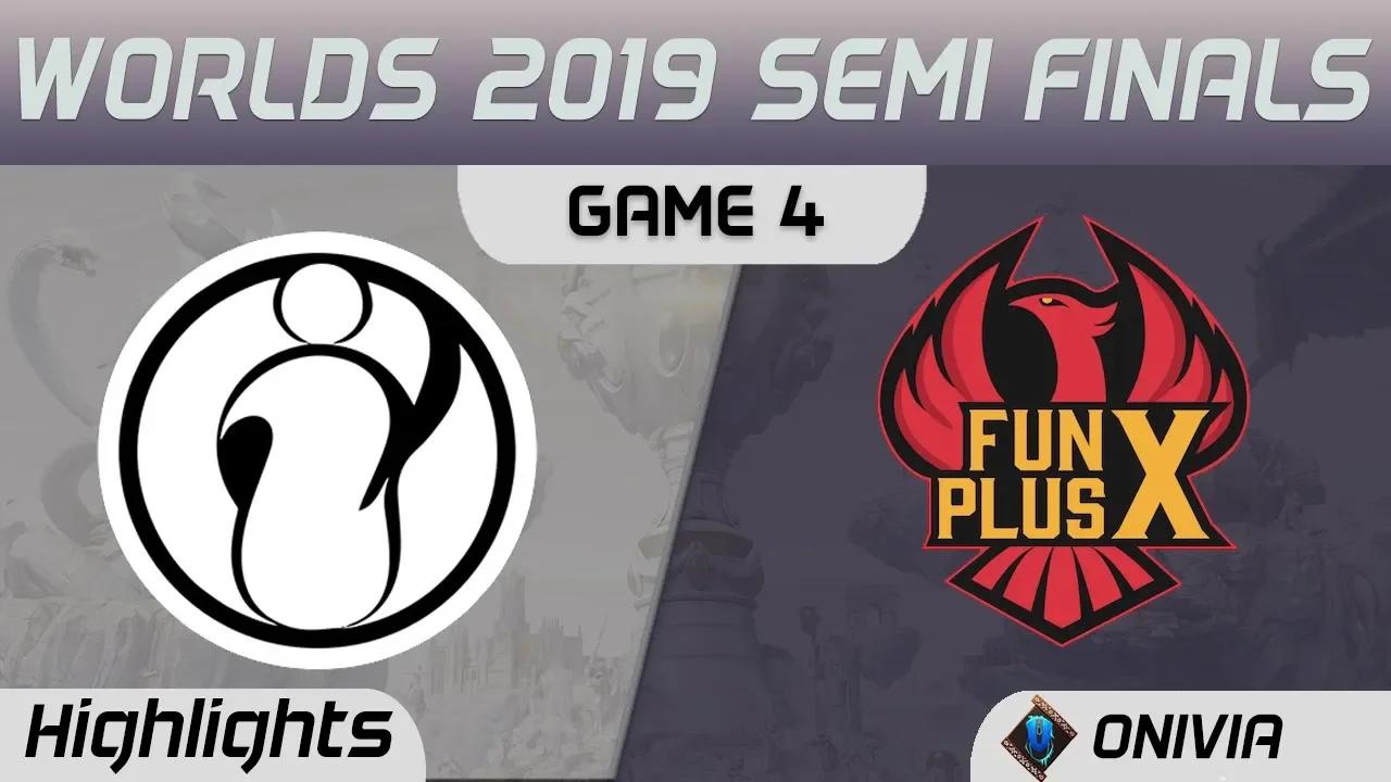 IG vs FPX Highlights Game 4 Worlds 2019 Semi Finals Invictus Gaming vs FunPlus Phoenix by Onivia thumbnail