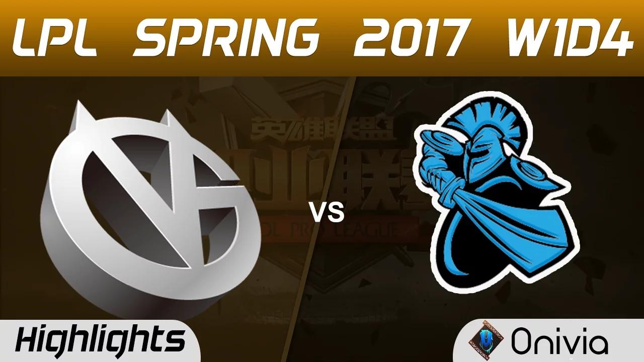 VG vs NB Highlights Game 2 LPL Spring 2017 W1D4 Vici Gaming vs NewBee thumbnail