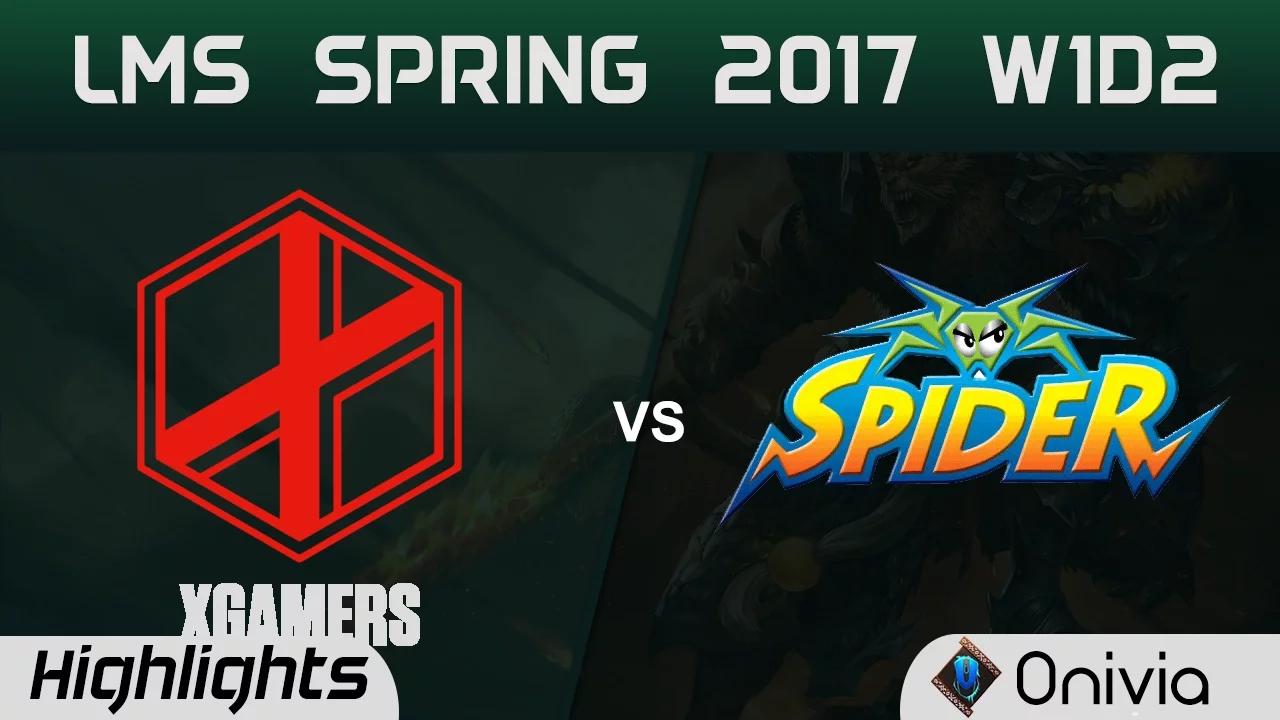 XG vs WS Highlights Game 1 LMS Spring 2017 W1D2 eXtreme Gamers vs Wayi Spider thumbnail