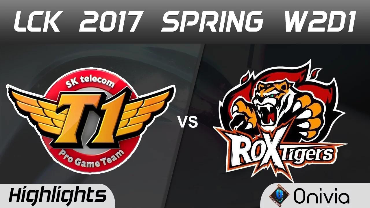 SKT vs ROX Highlights Game 2 LCK Spring 2017 W2D1 SK Telecom T1 vs ROX Tigers thumbnail