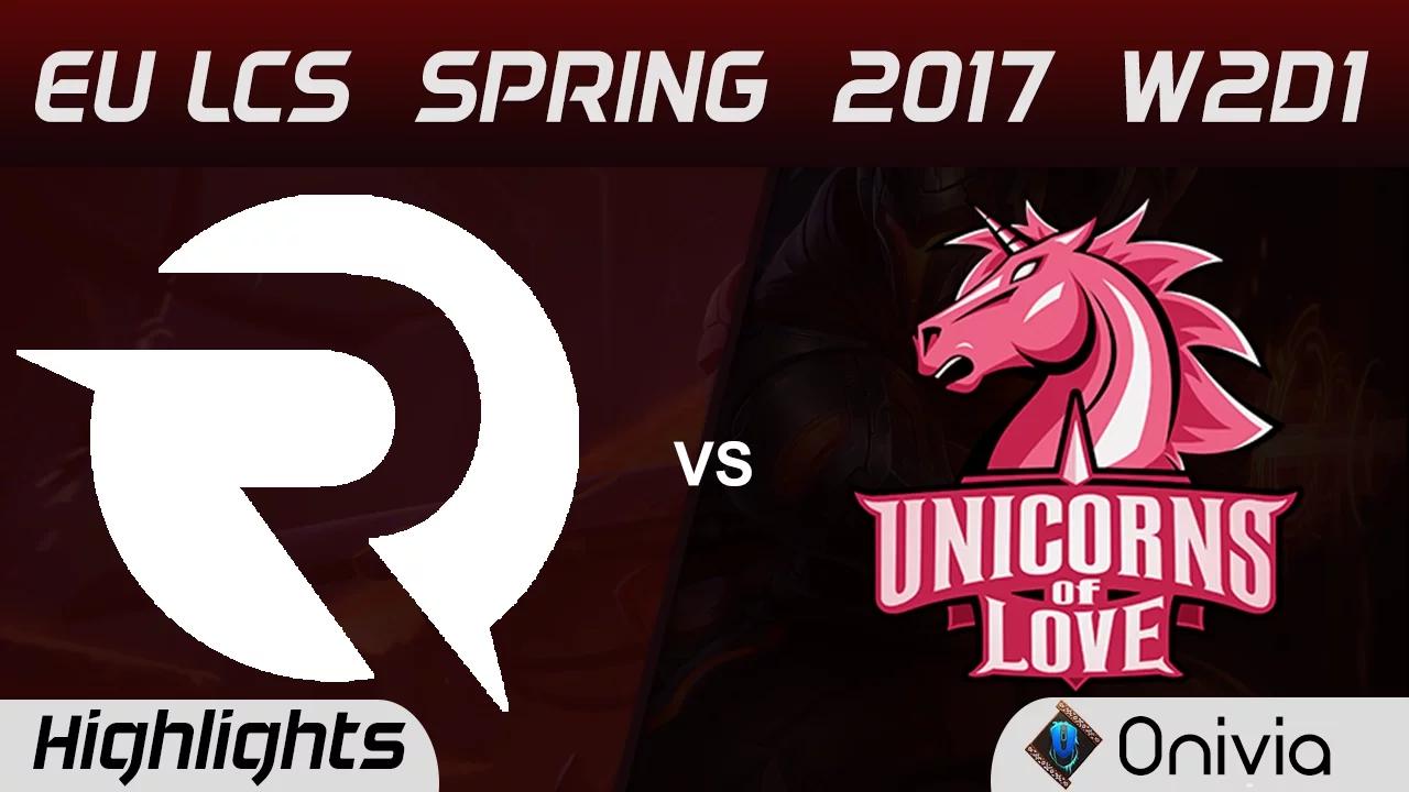 OG vs UOL Highlights Game 1 EU LCS Spring 2017 W2D1 Origen vs Unicorns of Love thumbnail