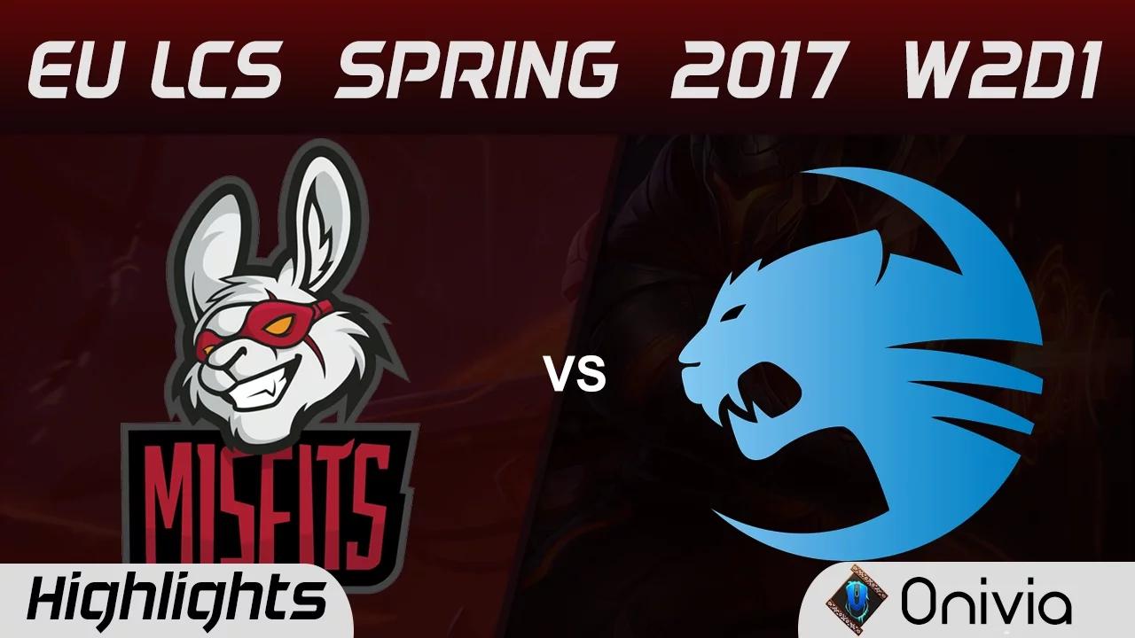 MSF vs ROC Highlights Game 1 EU LCS Spring 2017 W2D1 Misfits vs Roccat thumbnail